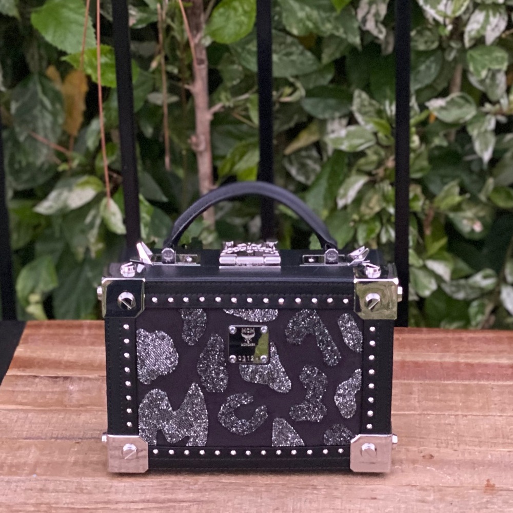 Small Berlin Crossbody in MCM Leopard Crystal